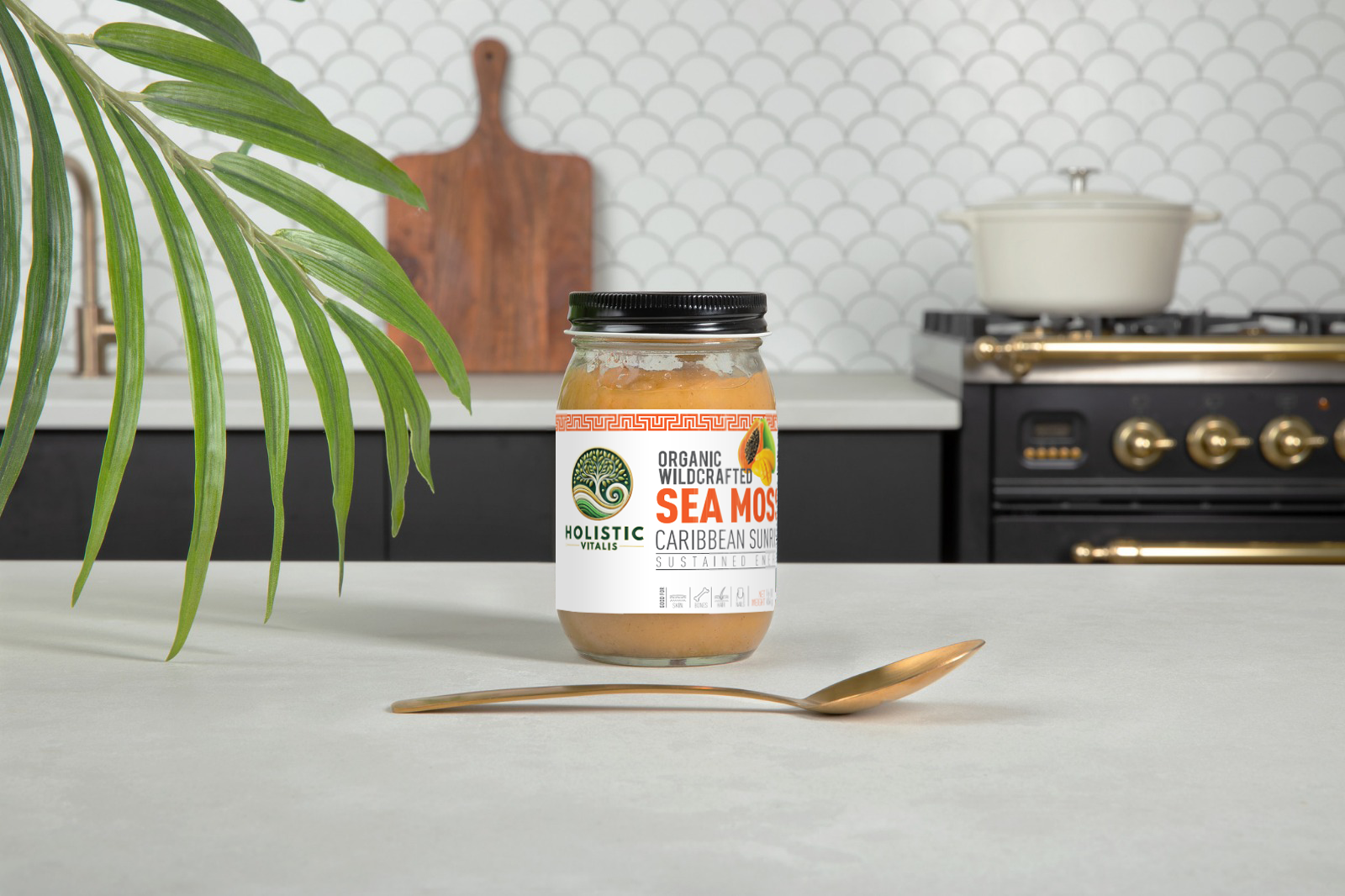 Caribbean Sunrise Sea Moss Gel with Herbs