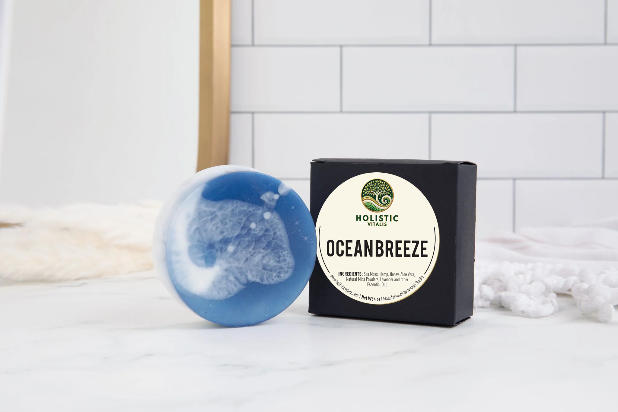 OCEAN BREEZE - Sea Moss Body Soap