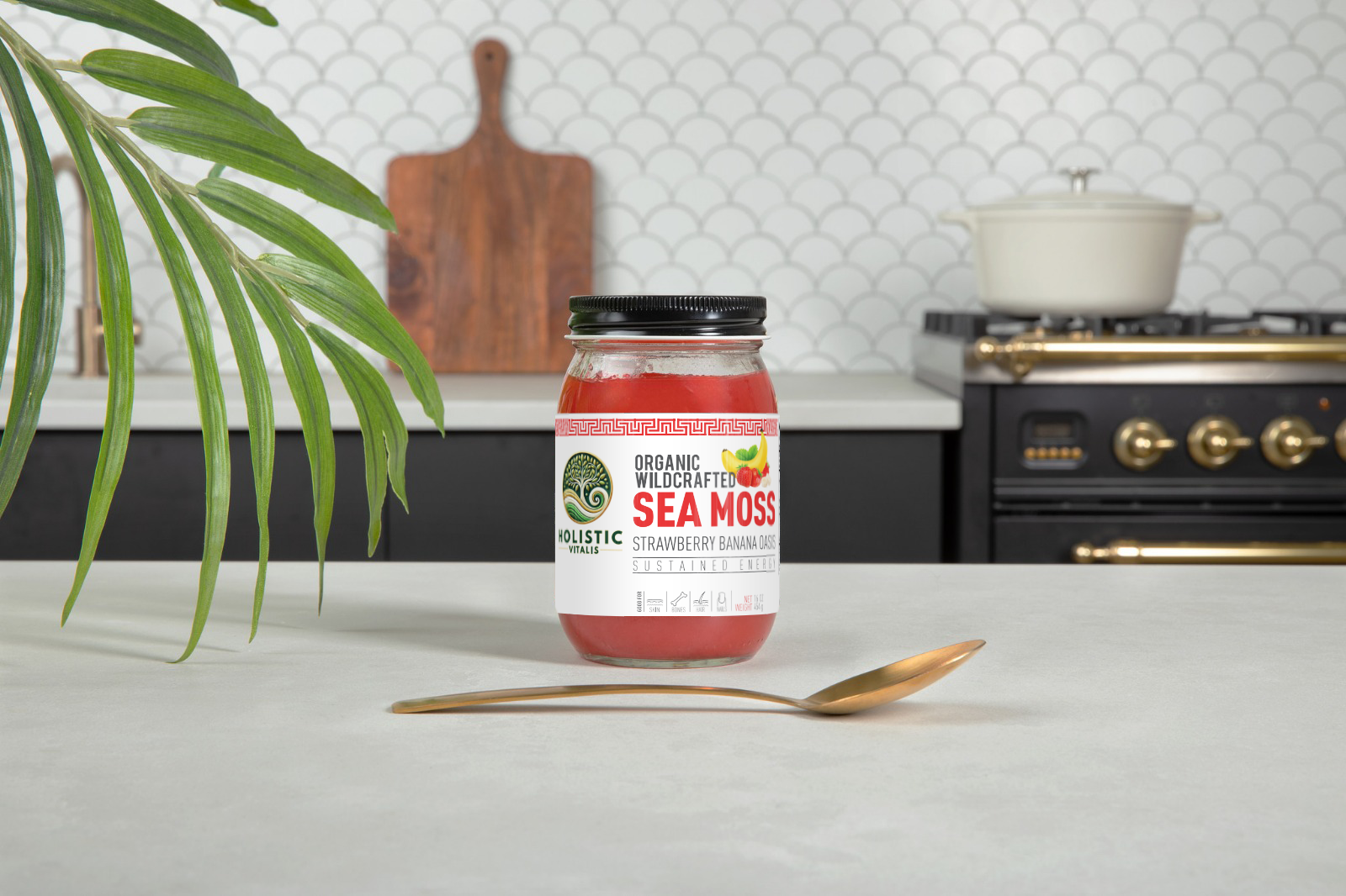 Strawberry Banana Oasis Sea Moss Gel
