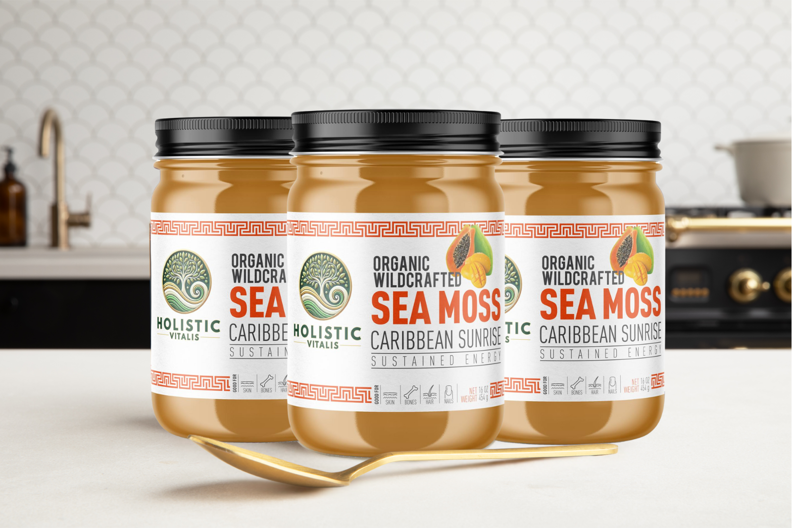 Caribbean Sunrise Sea Moss Gel Trio